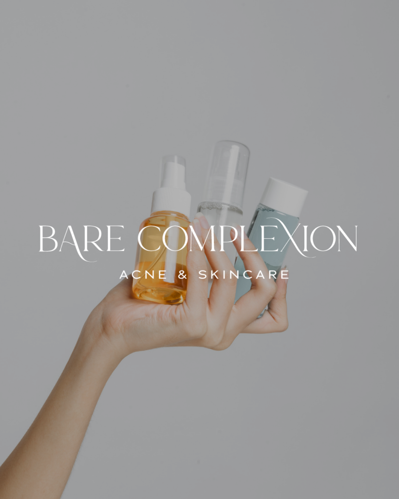 Bare Complexion Acne & Skincare - Ventura California - Marra Creative Studio - Brand Identity Development