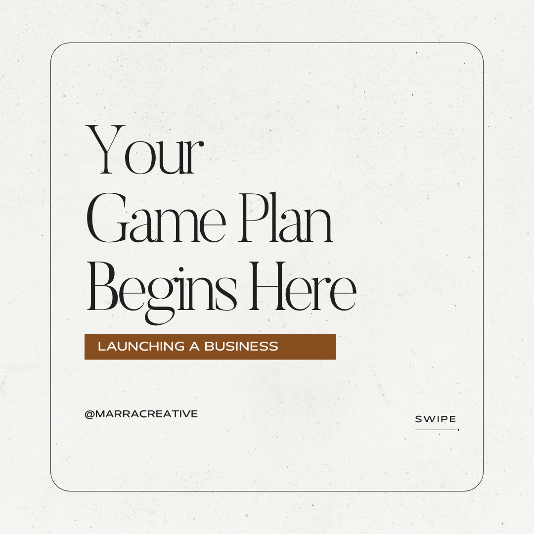 Your Successful Game Plan to Launch a Business | Marra Creative Studio